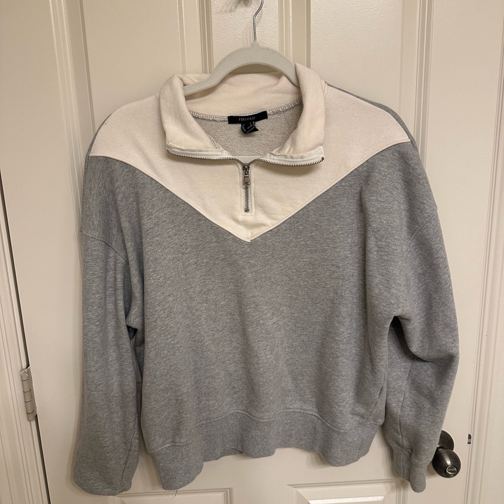 Quarter-Zip Pullover Sweatshirt